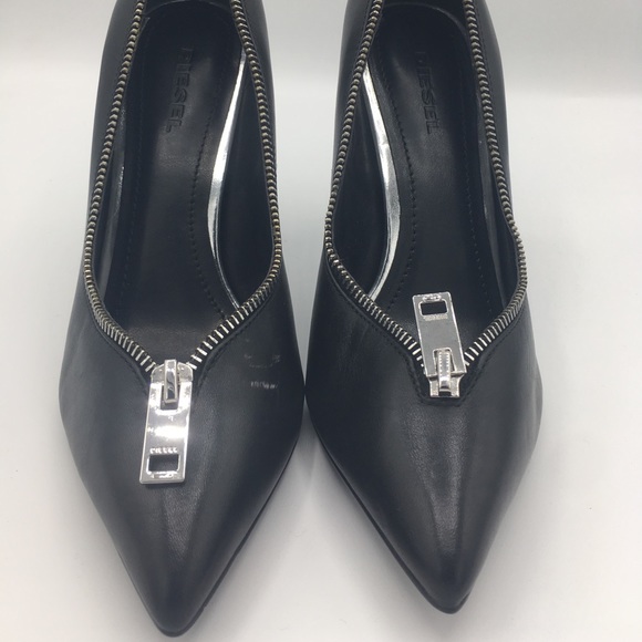Diesel Shoes - Diesel High Heels with Zipper